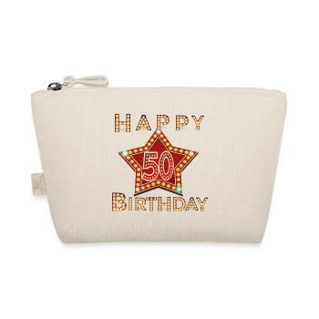 50th Birthday - Organic Pouch - nature - Front