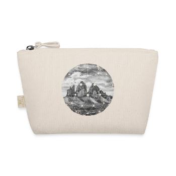 Three Peaks Dolomites Geometric shape Polygon - Organic Pouch - nature - Front