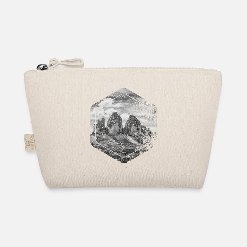 Three Peaks Dolomites Geometric shape Polygon Organic Pouch