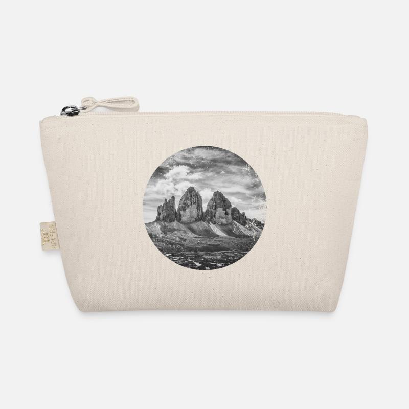 Three Peaks Dolomites Geometric shape Polygon Organic Pouch