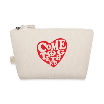Come together Geschenk Peace - Bio-Täschchen - Natur - Vorne