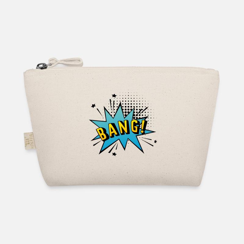 BANG! Speech bubble in pop-art style Organic Pouch