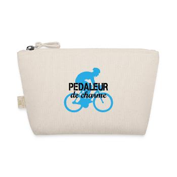 Pédaleur de charme cadeau vélo sport - Trousse biologique - nature - Devant