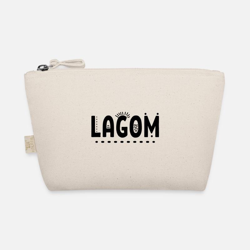 Lagom gift saying Organic Pouch