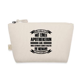 Mit einer Apothekerin Apotheke Geschenk - Bio-Täschchen - Natur - Vorne