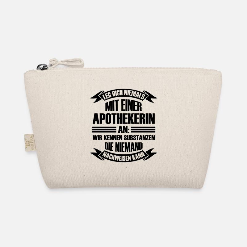 Mit einer Apothekerin Apotheke Geschenk - Bio-Täschchen - Natur
