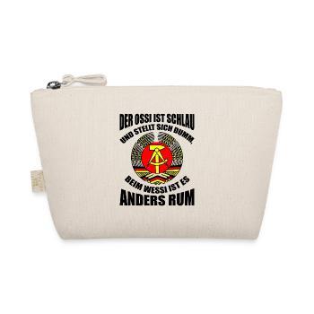 Ossi Ostdeutschland Geschenk DDR - Bio-Täschchen - Natur - Vorne