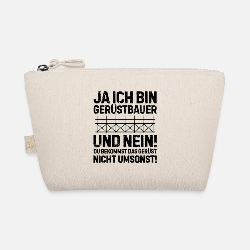 Ja ich bin Gerüstbauer Geschenk Gerüster Beruf Bio-Täschchen