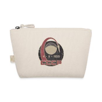 UdSSR Gagarin Weltraum Astronaut Russland Geschenk - Bio-Täschchen - Natur - Vorne