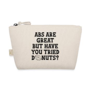 ABS ARE GREAT VS DONUTS - Organic Pouch - nature - Front