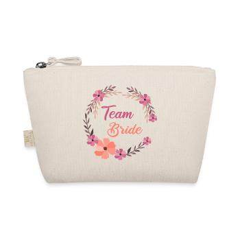 Team Bride, bride's team, party before wedding - Organic Pouch - nature - Front