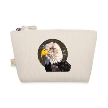 Adler Polygondesign - Bio-Täschchen - Natur - Vorne