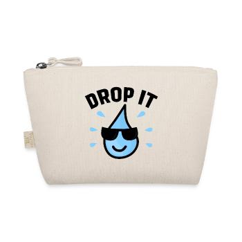Drop It, jeu de mots drôle - Trousse biologique - nature - Devant