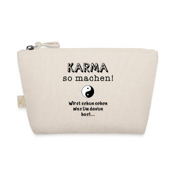 karma so machen - Bio-Täschchen - Natur - Vorne