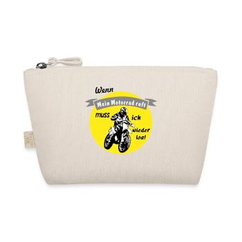 mein motorrad ruft - Bio-Täschchen - Natur - Vorne