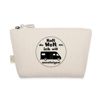 halt die welt an womo - Bio-Täschchen - Natur - Vorne