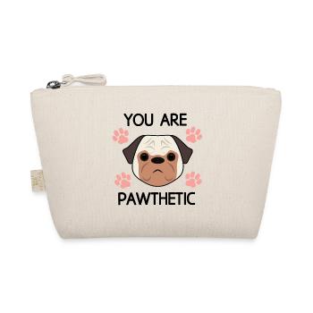 Du bist Pawthetic : Lustiges erbärmliches Mops-Hunde-Wortspiel - Bio-Täschchen - Natur - Vorne