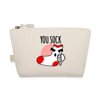 Vous chaussez, vous sucez chaussettes jeu de mots amusant - Trousse biologique - nature - Devant