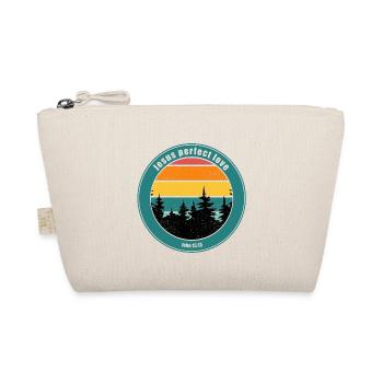 Jesus perfect love - Organic Pouch - nature - Front