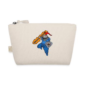 Cool knight wearing hoodies - Organic Pouch - nature - Front