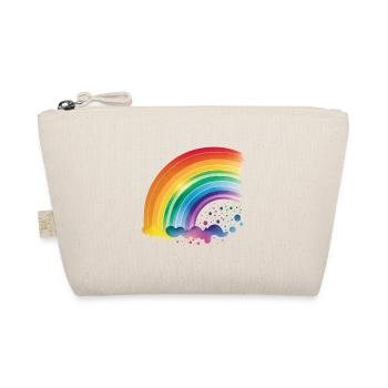 Rainbow semicircular - Organic Pouch - nature - Front