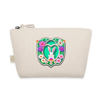 Easter Bunny Easter Bunny Flowers - Organic Pouch - nature - Front