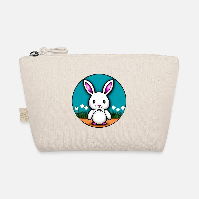 Lapin blanc mignon Lapin de Pâques blanc doux Trousse biologique