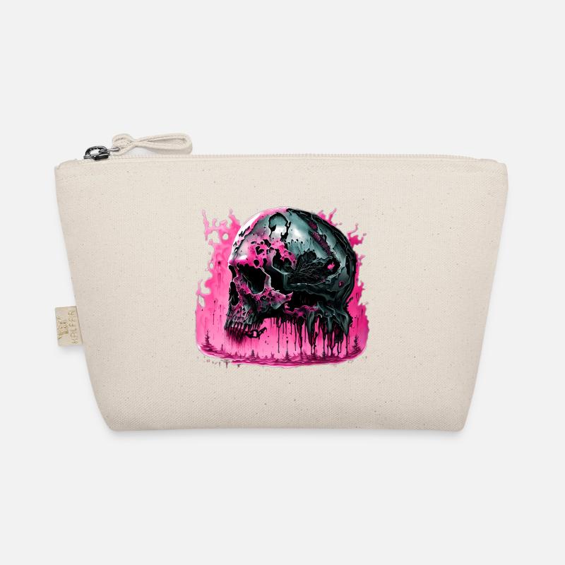 Cyborg Skull Skull Organic Pouch