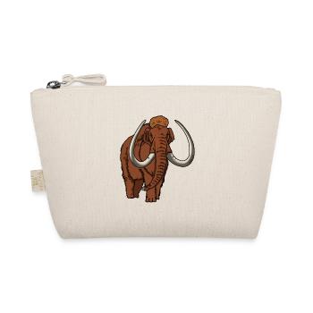 Mammut farbig - Bio-Täschchen - Natur - Vorne