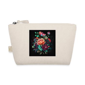 Botanicals Flower Pattern - Organic Pouch - nature - Front