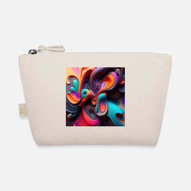 Motif de tourbillon abstrait multicolore vibrant Trousse biologique