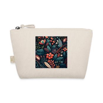 Botanicals Flower Pattern - Organic Pouch - nature - Front