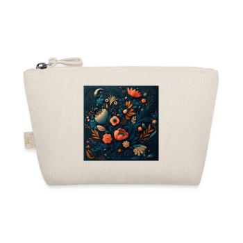 Botanicals Flower Pattern - Organic Pouch - nature - Front