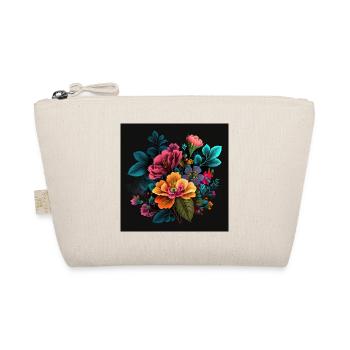 Botanicals Flower Pattern - Organic Pouch - nature - Front