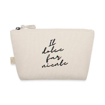 Il Dolce Far Niente – Italian Relaxation & Leisure - Organic Pouch - nature - Front