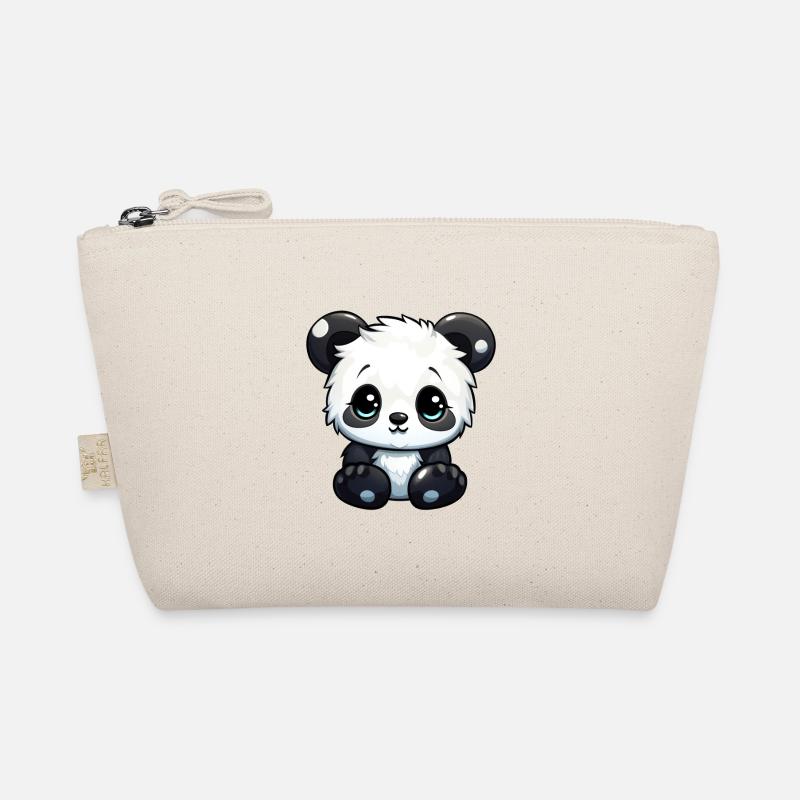 süßer Panda Bio-Täschchen