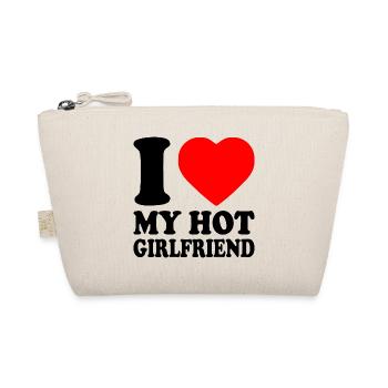 I love my girlfriend - Bio-Täschchen - Natur - Vorne