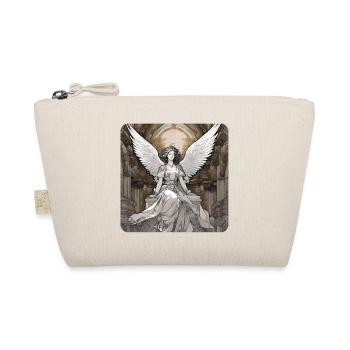 Cool Gothic Angel - Organic Pouch - nature - Front