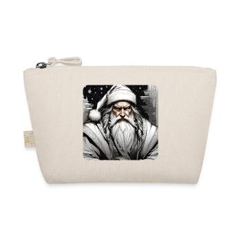 Père Noël cool en blanc - Trousse biologique - nature - Devant