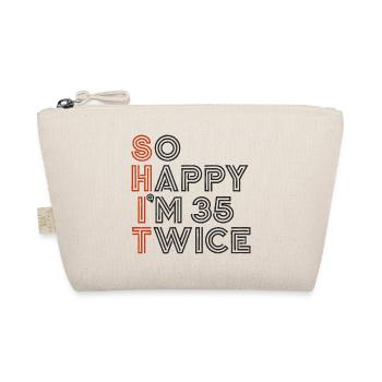 70e anniversaire 70e anniversaire dire drôle - Trousse biologique - nature - Devant