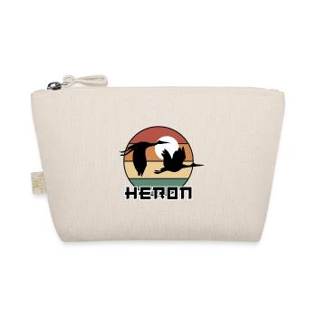 Retro-Reiher - Bio-Täschchen - Natur - Vorne