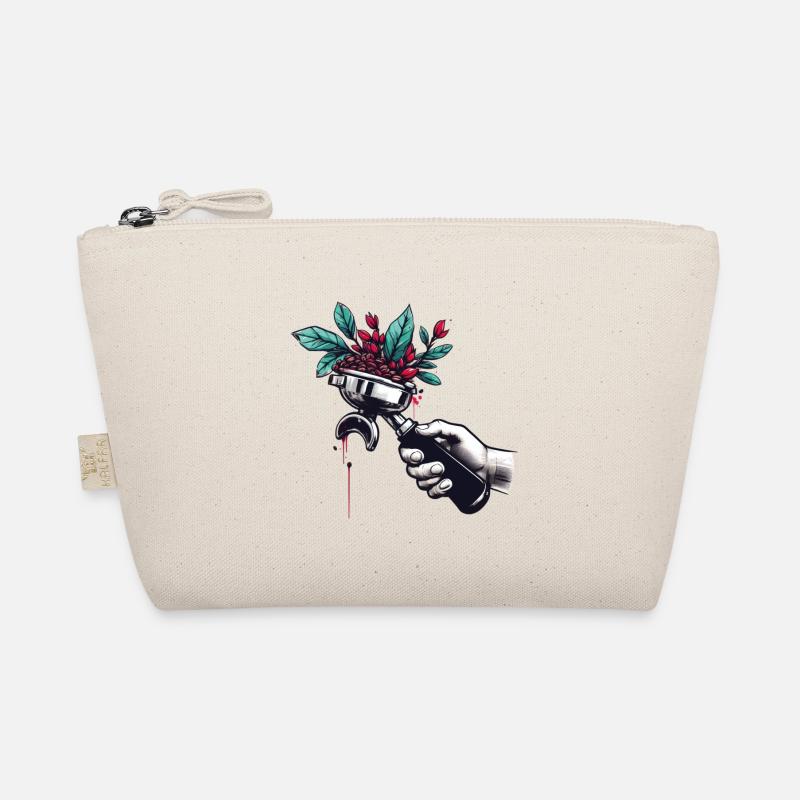 Blühender Siebträger Bio-Täschchen