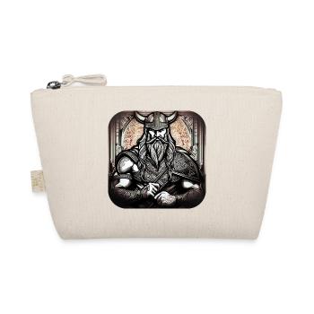 Proud Viking Warrior Germanic - Organic Pouch - nature - Front