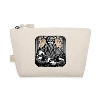 Proud Viking Warrior Germanic - Organic Pouch - nature - Front