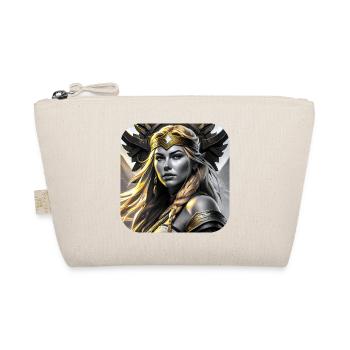 Fière Viking Germanin Shieldmaiden en or - Trousse biologique - nature - Devant