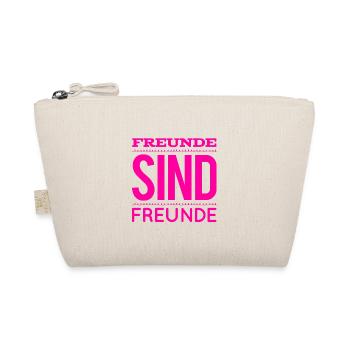 Freunde sind genial - Bio-Täschchen - Natur - Vorne