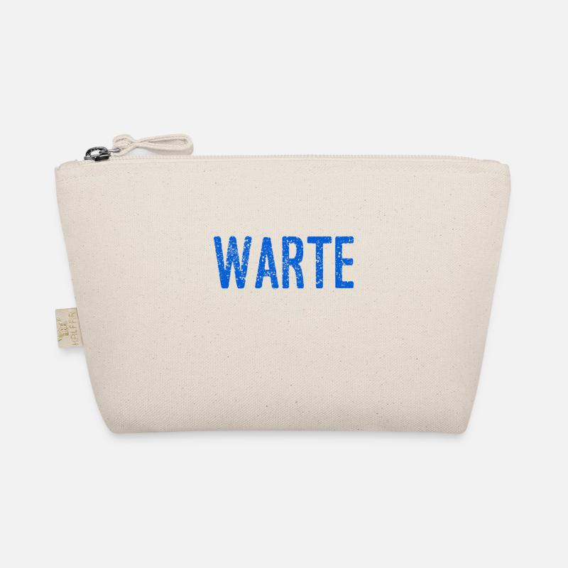 warte kurz - Bio-Täschchen - Natur