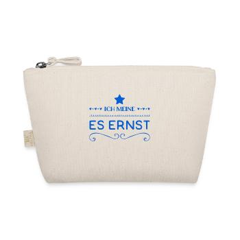 ich meine es ernst - Bio-Täschchen - Natur - Vorne