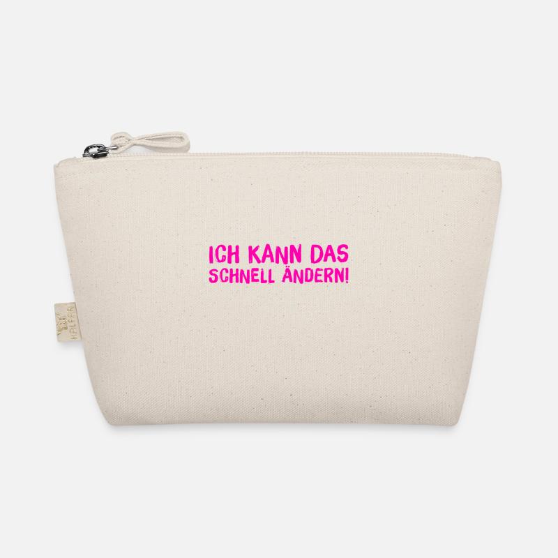 ich kann das schnell ändern Bio-Täschchen
