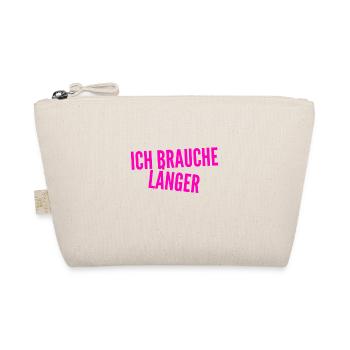 ich nehme mir die Zeit - Bio-Täschchen - Natur - Vorne